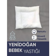 Piyes Home Yenidoğan Bebek Yastığı Pamuk Kumaşlı 35X45