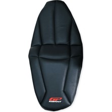 GP Kompozit Suzuki Address 2024-2025 Uyumlu Motosiklet Konfor Sele Kılıfı Siyah