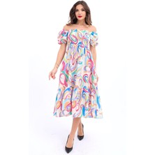 Gökyüzü Moda 5525 Elbise-Belçika