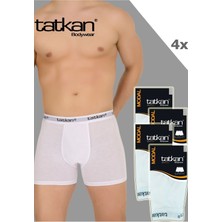 Tatkan 4'lü Erkek Penye Modal Boxershort