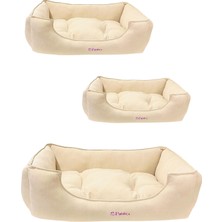 Patitex Kedi Köpek Yatak Air Yatak Su Itici-Sıvı Geçirmez Yıkanabilir. Patitex, Krem-Köpek Yatakları,kedi Yatakları,gabardin Kumaş,yıkanabilir,minderli