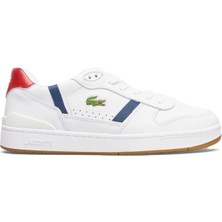 Lacoste T-Clip Set Hakiki Deri Erkek Beyaz Sneaker