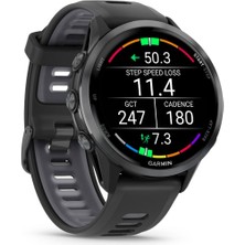 Garmin Forerunner 970 - Karbon Gri Dlc Titanyum Siyah | Gri