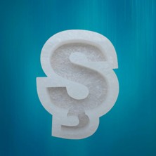 ElHobi Tekli Harf Epoksi Reçine Kalıbı - Ş