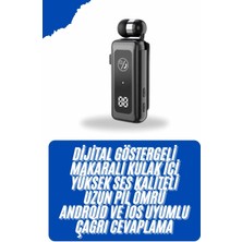 Buğz Kablolu Kulak Içi 5.2 Makaralı Titreşimli Bluetooth Kulaklık Hafıza Kart