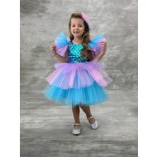 Rapapa Tütü Etekli Deniz Kızı Elbisesi 2406