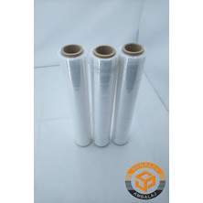 Streç Film 50CM x 300M 3 Adet, Şeffaf, 23 Mikron, 1600 Gr, Dayanıklı Eşya, Koli ve Palet Streci