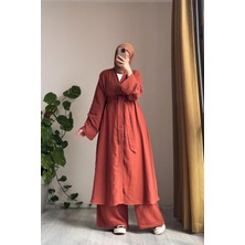 Ande Tesettür Kimono Takım - Bakır