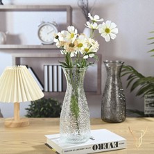 Çam Dalı Scandinavian Şeffaf Vazo - 22,5 cm