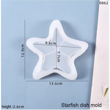 ElHobi Deniz Yıldızı Kase Epoksi ve Beton Silikon Kalıp - Kod: 1004D