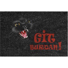 Monnhein Kedi Köpek Komik Tasarımlı Dekoratif Kapı Önü Paspas, Dış Mekan/ev Içi/banyo/mutfak/yatak Odası/giriş Paspasları