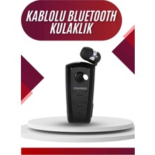 Buğz Yaka Kulaklığı Andorid Tüm Cep Telefonlarına Uyumlu Mikrofonlu Titreşimli Makaralı