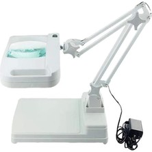 -5x 10X Büyüteç - LED Işıklı Süper Parlak Enerji Tasarruflu  Masa Lambası LT-861