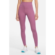 Nike One Luxe Leggings Tigh Fit Lazer Kesim Soft Yumuşak Toparlayıcı Tayt Lila