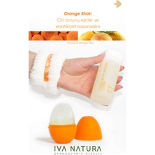 Iva Natura Orange Face Shot - Frozen Face Essence 3'lü Set (ESSENCE+HAVLU+BUZ KALIBI)