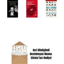 Fikrimizin Rehberi (Ciltli) + Siyasal Cinayetler + Akıl Oyunu + Okuma Sticker'ları