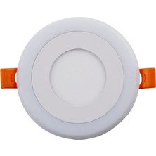 Noas YL11 0300 Sıva Altı 3+3W 3 Fonksiyonlu Yuvarlak LED Spot 6500K Beyaz+Mavi