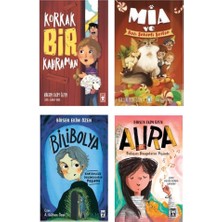 Aura + Mia ve Bazı Şekerli Şeyler + Korkak Bir Kahraman + Bilibolya (4 Kitap)