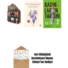 Tavşan ve Arkadaşları (Keçe Kitap) + Koca Râgıp Paşa + Kadınların Tarihi 2 (Ciltli) + Okuma Sticker'ları
