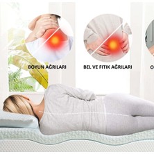 Ortopedik Uyku Pedi,yatak Korucucusu ,kalınlığı 7cm,sert Yataklar Için, 2 Adet Yastık Kılıfı Hediyeli
