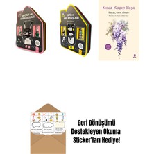 Tavşan ve Arkadaşları (Keçe Kitap) + Ayı ve Arkadaşları (Keçe Kitap) + Koca Râgıp Paşa + Okuma Sticker'ları