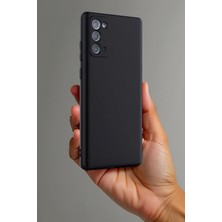 Newface Samsung Galaxy Note 20 Kılıf First Silikon - Mavi