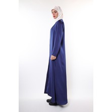 Harika Wear Akşam Yıldızı Kraliyet Işlemeli Lacivert Ferace (Iç Elbise Dahil Değil)