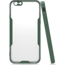 Newface iPhone 6 Kılıf Platin Silikon - Yeşil