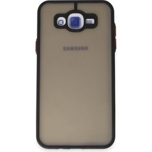 Newface Samsung Galaxy J7 Kılıf Montreal Silikon Kapak - Siyah
