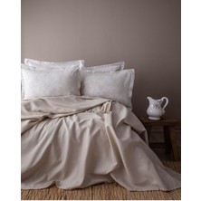 Apricitas Home Tanya Bej Bambu Pike Takımı Çift Kişilik