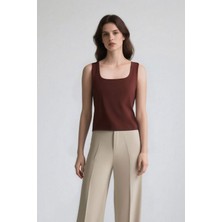 DeFacto Slim Fit Dar Kesim Basic Düz Kare Yaka Atlet C2622AX25SP