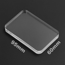 1 Adet Şeffaf Mühür/Damga Bloğu (60mm*95mm)