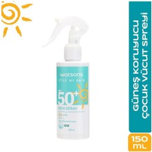 Watsons Çoçuk Güneş Koruyucu Sprey SPF50 150ML