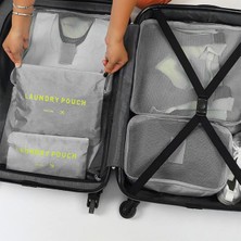 Ecrou 6lı Seyahat Organizeri Gri