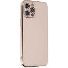 Newface iPhone 12 Pro Kılıf Volet Silikon - Pembe