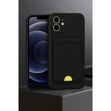 Newface iPhone 11 Kılıf Kelvin Kartvizitli Silikon - Siyah