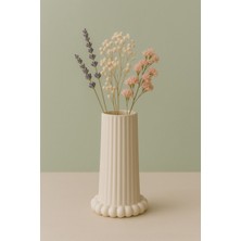 Elite Bohem Tarz Büyük Boy Vazo Çizgili Bubble Tabak Iskandinav Vazo 1 Adet