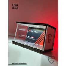 Advan Diecast LED Işıklı Akrilik Korumalı Stand/diorama 1:64 Ölçek