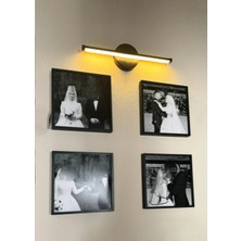 Elite Kendinden Yapışkanlı Pilli Aplik Lamba Tablo Duvar Aydınlatma 1 Adet