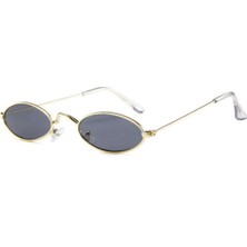 Toz Vintage Tuvi Siyah Uzun Round Vintage&retro Güneş Gözlüğü