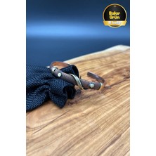 Spiral Zanaat – Ayarlanabilir El Yapımı Bakır Bileklik Ince Kelepçe