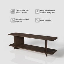 Solmera Tv Ünitesi | 140 cm - Ceviz Renkli