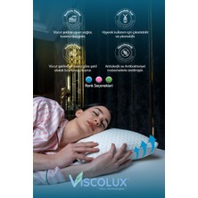 Anadolu Tipi Tombul Ortopedik Visco Yastık - %100 Orjinal Visco 60X40X15 Mavi