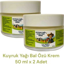 Kuyruk Yağı Bal Özü Krem 50 ml 2 Adet - Larinna Kuyruk Yağlı Bal Özlü Anti Aging Yüz Çizgileri Giderici Krem