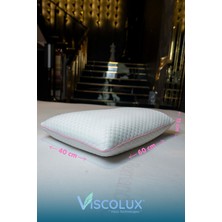 Anadolu Tipi Tombul Ortopedik Visco Yastık - %100 Orjinal Visco 60X40X15 Pembe