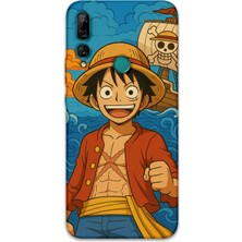 Huawei P Smart Z Uyumlu Anime Desenli Telefon Kılıfı + Ekran Koruyucu - 5753
