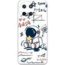 Realme 11 4g Uyumlu Astronot Desenli Telefon Kılıfı + Ekran Koruyucu - 5858