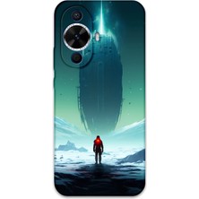 Huawei Nova 12S Uyumlu Uzay Desenli Telefon Kılıfı + Ekran Koruyucu - 5864