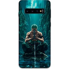 Galaxy S10 Plus Uyumlu Anime Desenli Telefon Kılıfı + Ekran Koruyucu - 5757