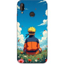 Huawei P Smart 2019 Uyumlu Anime Desenli Telefon Kılıfı + Ekran Koruyucu - 5747